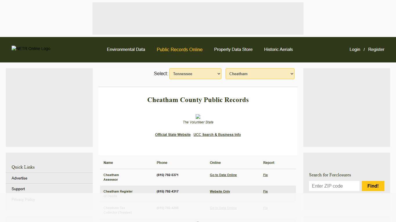 NETR Online • Cheatham • Cheatham Public Records, Search Cheatham Records, Cheatham Property Tax, Tennessee Property Search, Tennessee Assessor